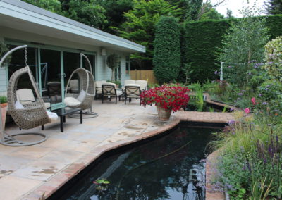 GARDEN CABIN PROJECT cabin and pond